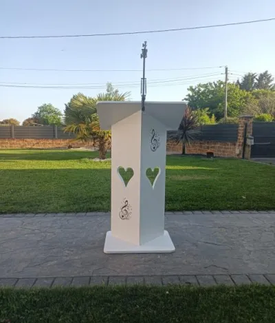 Pupitre avec support micro